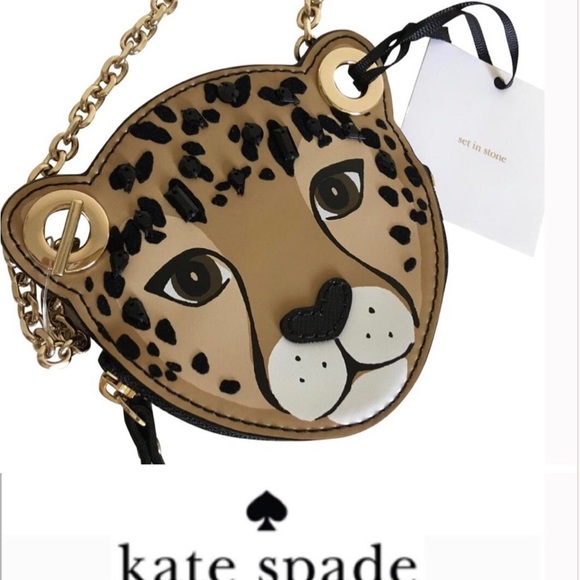 KATE SPADE TIGER CAT COIN PURSE - Picture 4 of 5
